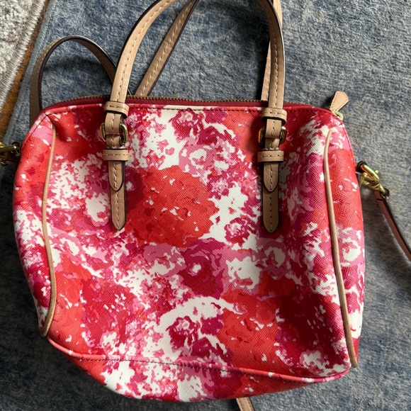 Coach Mini Bennett Peyton Multi-Color Satchel Top Handle Bag - Picture 2 of 11